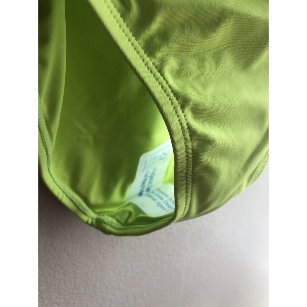 NEW Andie Swim The Bermuda One Piece Swimsuit Neon Yellow Size Large - Picture 6 of 11